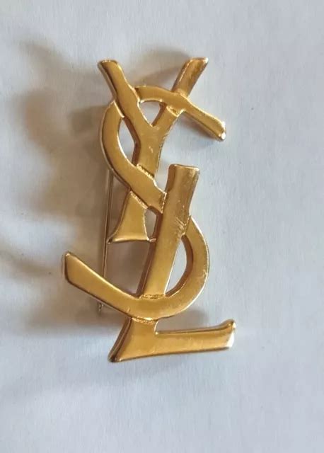 Yves Saint Laurent Vintage Grande Ysl Grande Logo Felpa 